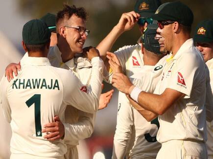 Todd Murphy records in debut match against India