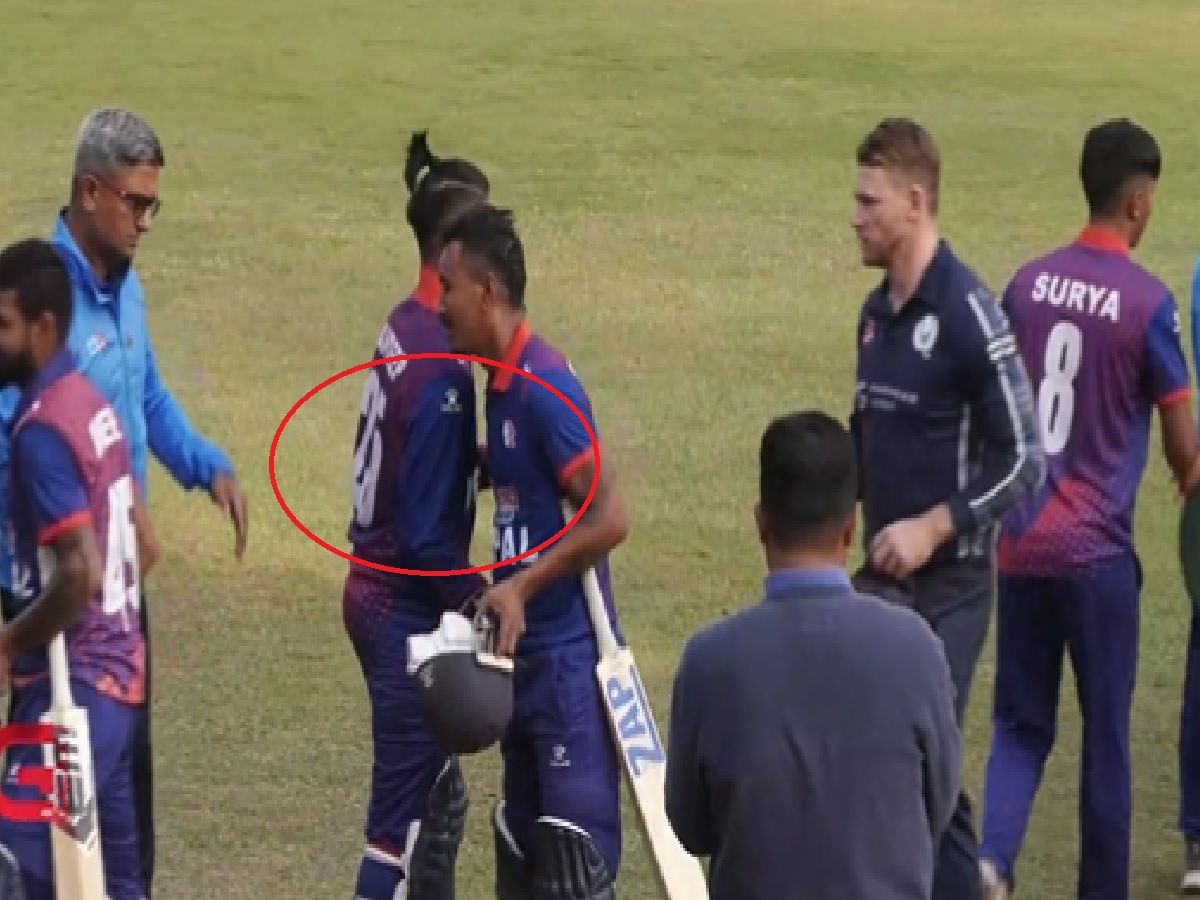 VIDEO: संदीप लामिछाने से मैच के बाद स्कॉटलैंड के खिलाड़ियों ने नहीं मिलाया हाथ, रेप का लगा है आरोप