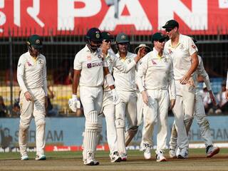 Nathan Lyon grabbed eight wickets as India were bundled for 163 in 60.3 overs