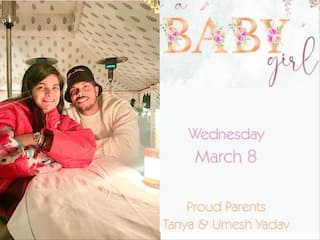 Umesh Yadav, His Wife Tanya Blessed With Baby Girl; Netizens Congratulate Couple