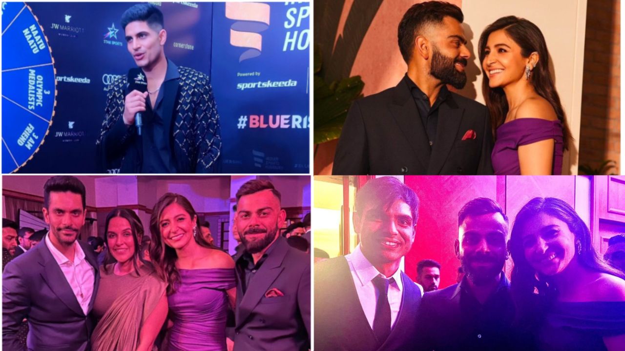 Virat Kohli And Shubman Gill Set Stage On Fire in Indian Sports Honours Awards | PHOTOS
