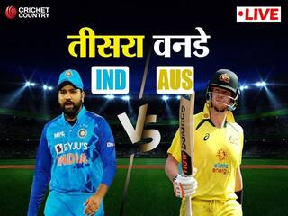 Live Score India vs Australia 3rd ODI Live updates ball by ball Commentary of Ind vs Aus Match Rohit sharma Steve smith