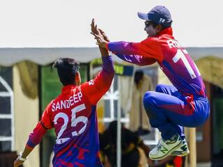 NEP vs PNG: 3rd ODI 5 wicket haul for Sandeep Lamichhane PNG all out for 95