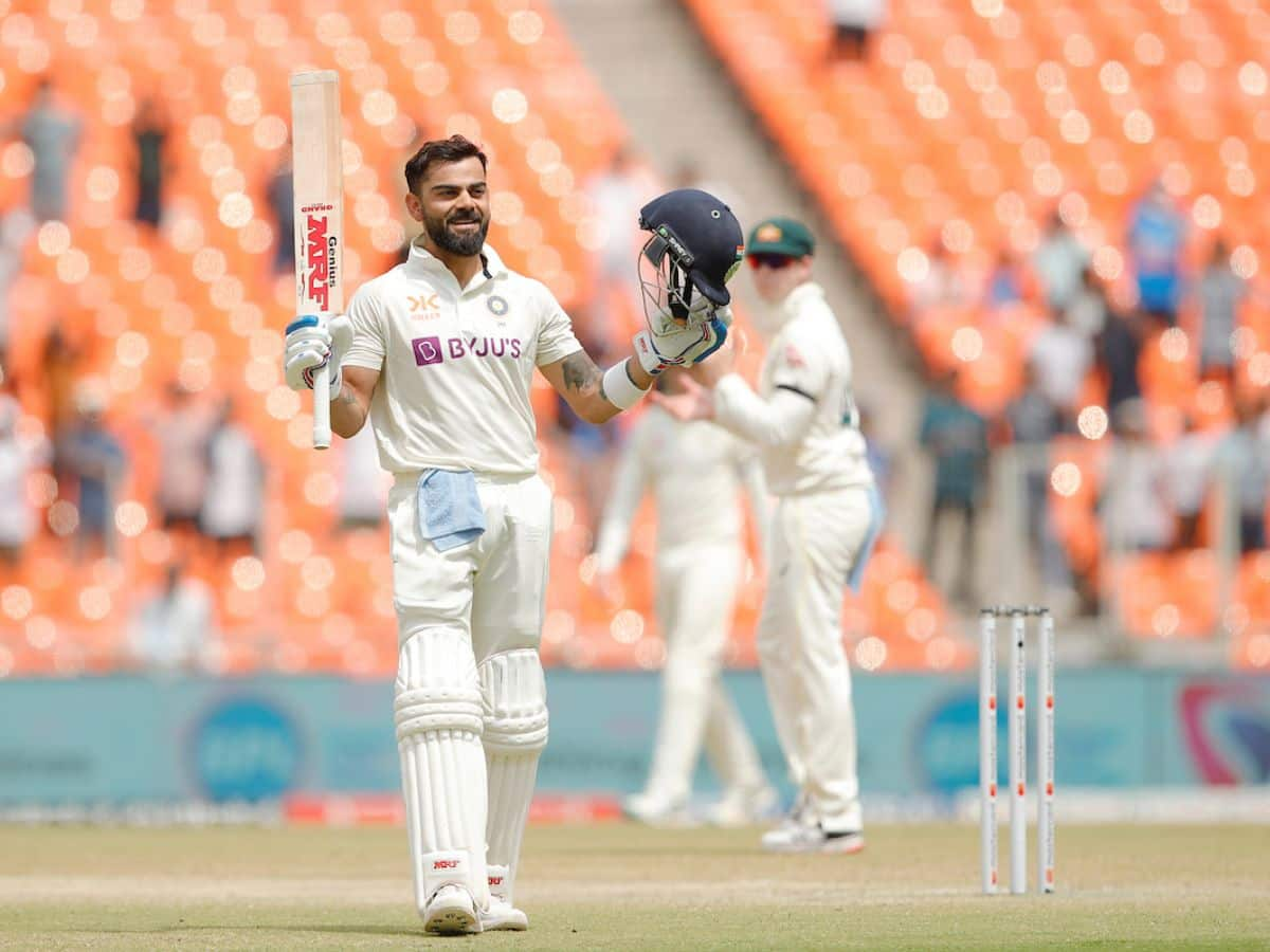 Virat Kohli, Virat Kohli Hundred, Virat Kohli Century, Virat Kohli Test Hundreds, Virat Kohli Century Highlights, Virat Kohli IND vs AUS 4th Test, India vs Australia 4th test, India vs Australia Ahmedabad, Border-Gavaskar trophy,