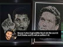 सचिन और विराट को क्रिस्टल आर्ट के जरिए जीवंत कर चुका है दिल से देसी कलाकार
