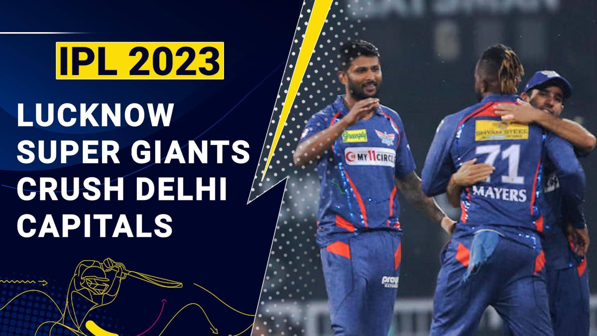 IPL 2023: Mark Wood fires Lucknow Super Giants to crushing win over Delhi Capitals