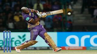 Watch Video Andre Russell hattrick sixes in Mukesh Kumar over