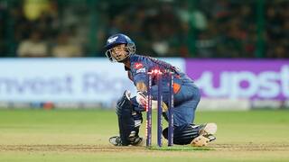Ayush badoni gets out hit wicket after hitting six in rcb vs lsg match