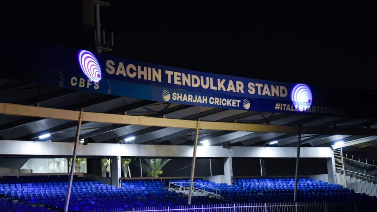 Sachin Tendulkar, Sachin Tendulkar Birthday, Sharjah Stadium, Sharjah Stadium names stand after Sachin Tendulkar