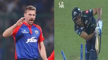 VIDEO: एनरिक नार्खिया की रफ्तार के आगे ढेर हुए शुभमन गिल, 148.8 KM/H की गति से आई गेंद ने उखाड़ा स्टंप 