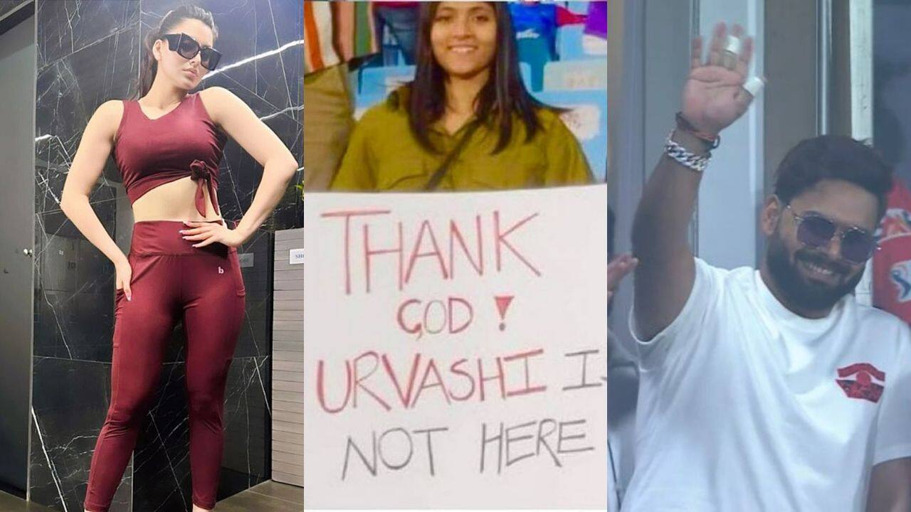 Urvashi Rautela Gives A Fitting Reply To Fan Who Held Thank Got Urvashi In Not Here Placard 5160