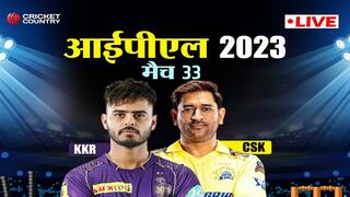 KKR vs CSK Live Score IPL 2023 Kolkata Knight Riders vs Chennai Super Kings 33rd Match Live Cricket Score & Commentary