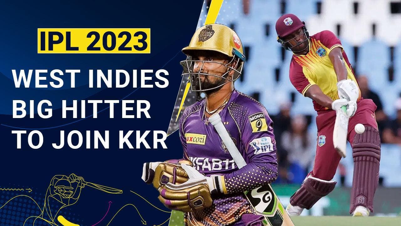 IPL 2023: KKR Announce West Indies big-Hitter As Replacement For Litton Das