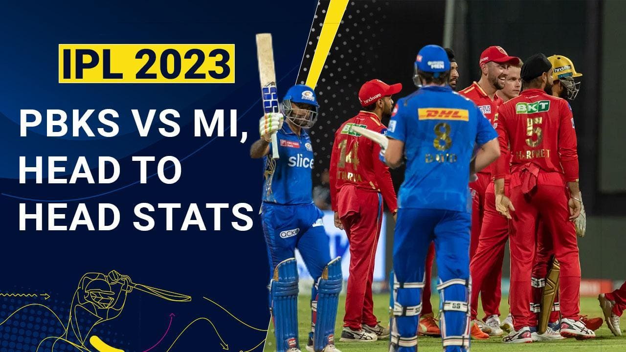 IPL 2023, MI vs PBKS: Fantasy Team And Head To Head Stats