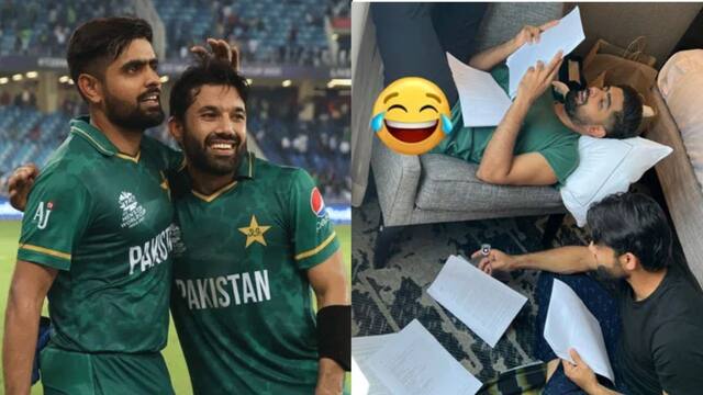 Babar Azam, Mohammad Rizwan Studying For Exams, Pic Go Viral