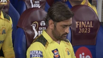 MS Dhoni’s Reaction After CSK Beat GT To Win 5th IPL Title Goes Viral | Watch