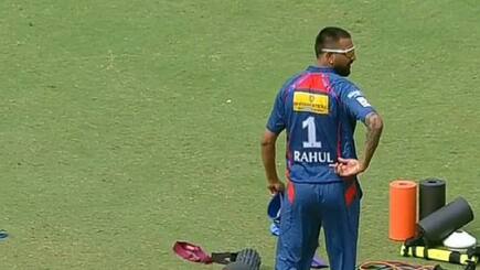 Krunal pandya wears KL Rahul Jersy in Lsg vs csk match IPL 2023