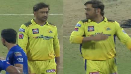 WATCH: MS Dhoni almost slaps Deepak Chahar before CSK vs DC Match in Chennai