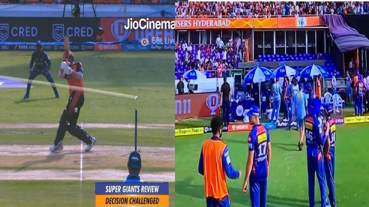 SRH VS LSG: नो बॉल के चक्कर में मैदान पर हुआ विवाद, डग आउट में मच गया हंगामा