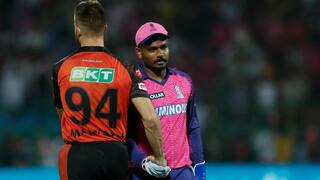 sanju samson funny answer to commentator on asking can rr score more runs