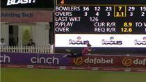 Watch Brad Currie has just taken the best catch of all time in Vitality Blast t20 League