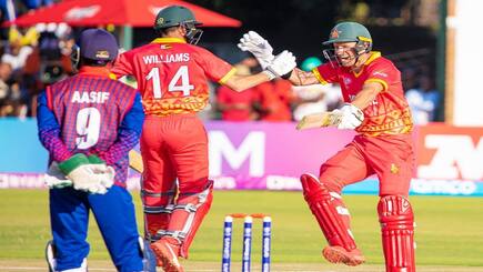 Sean Williams scored fastest century for Zimbabwe in ODI Cricket