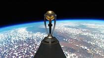 The Cricket World Cup 2023 Trophy in space ICC launches CWC Trophy Tour in spectacular fashion