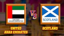 UAE VS SCO ICC WCQ 2023 Highlights: स्कॉटलैंड ने यूएई को 111 रन से दी मात 
