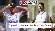 LIVE England vs Ireland Day 1 Lord’s Test Score: England Win Toss And Opt To Bowl