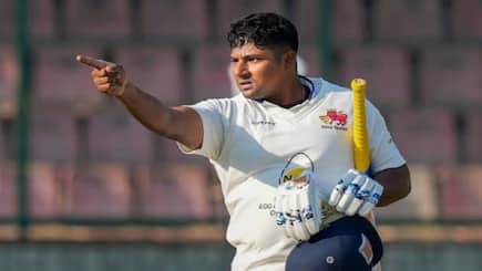 Sarfaraz Khan posts a story on Instagram over his non-selection for the West Indies tour