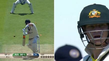 Watch Steve Smith was shocked after his wicket Shardul Thakur take big wicket