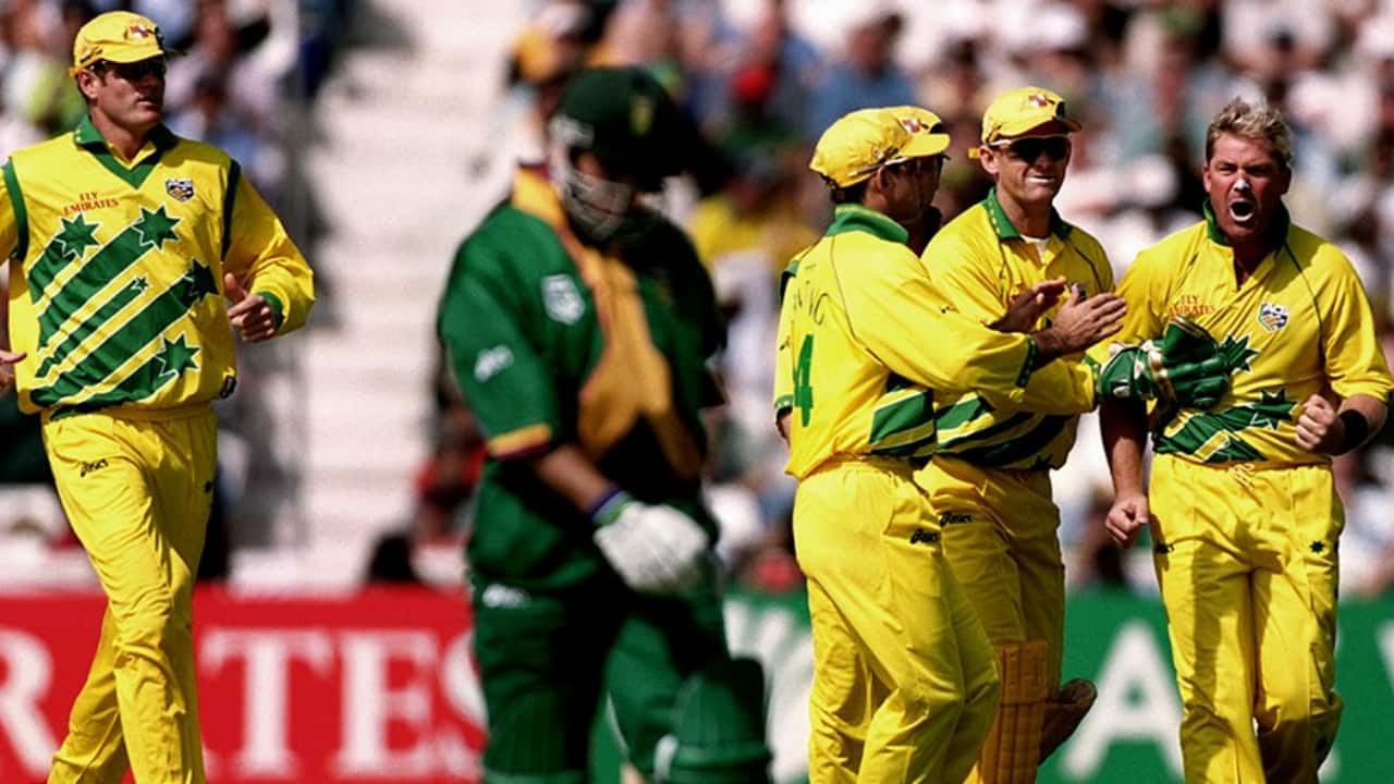 Edit Post Switch to draft Preview Update 👔 Australia Defy Odds To Beat South Africa In 1999 World Cup Semifinal AUSTRALIA defied the odds to win their second ODI World Cup in 1999. The Steve Waugh-led side needed a win against South Africa to progress to the semifinals. Australia had a task on hand after a magnificent 101 by Herchelle Gibbs helped the Proteas to a huge score of 271. Australia were rattled early in a big chase by Steve Elworthy, who removed Adam Gilchrist and Damien Martin to leave Australia reeling at 48-3. Ricky Ponting (69) and Steve Waugh stabilized the Australian innings with a 126-run partnership for the fourth wicket. Steve Waugh Make South Africa Pay After Gibbs Bizarre Drop Catch South Africa did get a chance to remove Steve Waugh in the 31st over when Herchelle Gibbs dropped a bizarre catch to give the Australian captain a huge reprieve. Waught hit Lance Klusener's delivery straight to Gibbs at mid-on who initially caught the ball but spilled it when he tried the throw the ball up in the air to celebrate the dismissal. Waugh went on to score 120 as Australia sealed a semifinal berth against the same opposition. Australia Defy Odds To Reach 1999 World Cup Final Australia had their backs against the wall once again after South Africa bowled out for a mere 213. Steve Waugh (56) and Michael Beven (65) were the only batters who resisted the Proteas' bowling and helped Australia to a fighting score. South Africa got off to a steady start with Gibbs and Gary Kirsten adding 48 runs. Shane Warne removed both openers in quick succession to bring Australia back into the game. The wickets kept on falling at regular intervals and despite valiant efforts from Jacques Kallis (53) and Jonty Rhodes (43), South Africa were bowled out for 213, with the game ending as a tie. Brain-Fade Moment For Lance Klusner The Proteas were set for a win when Lance Klusener whacked the first two deliveries of the 50th over by Damien Fleming for boundaries, leaving South Africa just one to win in the remaining four balls, with one wicket in hand. However, a brain-fade moment by Allan Donald saw him getting run out, with South Africa giving away a golden opportunity to play the final. Australia moved into the final on account of their win over South Africa in the league stage. Australia beat Pakistan in the final to their second World Cup. ﻿ Toggle panel: Live Blog Section Live Blog Updates Show Liveblog Pause Liveblog Fixed Title for Liveblog Toggle panel: AMP Page Builder Start the AMP Page Builder Toggle panel: Yoast SEO SEO Readability Schema Social Focus keyphraseHelp on choosing the perfect focus keyphrase(Opens in a new browser tab) Cricket World Cup Get related keyphrases(Opens in a new browser window) Google preview Preview as: Mobile resultDesktop result Url preview: Cricket Country www.cricketcountry.com› news › australia-defy-odds-to-beat-south-africa-in-1999-world-cup-semifinal SEO title preview: Australia Defy Odds To Beat South Africa In 1999 World Cup Semifinal Meta description preview: Jul 24, 2023 － Australia defeated South Africa twice in the 1999 World Cup from tough situations to reach the final where they beat Pakistan to win their second ... SEO title Insert variable Australia Defy Odds To Beat South Africa In 1999 World Cup Semifinal Slug australia-defy-odds-to-beat-south-africa-in-1999-world-cup-semifinal Meta description Insert variable Australia defeated South Africa twice in the 1999 World Cup from tough situations to reach the final where they beat Pakistan to win their second Cricket World Cup. SEO analysisOK Cricket World Cup Premium SEO analysis Add related keyphrase Track SEO performance Cornerstone content Advanced Insights Toggle panel: Custom AMP Editor Use This Content as AMP Content If you want to add some special tags, then please use normal HTML into this area, it will automatically convert them into AMP compatible tags. Add Media Add Contact FormVisualText Paragraph Copy The Content Post Block Summary Visibility Public Publish Today at 12:47 pm URL cricketcountry.com/news/australia-defy-odds-to-beat-south-africa-in-1999-world-cup-semifinal-1106281 Stick to the top of the blog POST FORMAT Standard AUTHOR Faham Uddin Move to trash Yoast SEO Readability analysis: OK SEO analysis: OK Improve your post with Yoast SEO 5 Revisions Categories SEARCH CATEGORIES News Agency Articles Facts and figures Fiction Humour Cartoons Caricatures Cricket Tales Switch-hit Interviews Moments in history Opinions Serials Asian Games 2014 Asian Games 2014: Latest Articles Asian Games 2014: Latest News Asian Games Photos Asian Games Teams Asian Games Videos Brand Solution CC Magazine Criclife Buzz Cricketainment Lists Did You Know Dramebaazi Punches editors pick Feature Obituary FIFA World Cup 2014 FIFA World Cup Articles FIFA World Cup News FIFA World Cup Photos FIFA World Cup Teams FIFA World Cup Videos Innings report Match report Photos Blasts from the past Infographics Life and Times Matches Moods and Moments Others Parties & Events Photo of the Day Specials Then and Now WAGs Poll Press Releases Preview Sachin Tendulkar Retirement Retire Cartoon Retire Facts and Figures Retire History Retire Humour Retire Photo Gallery Retire Video Sachin Retirement Articles Sachin Retirement News Statistics review Trivia Poll Polls Uncategorized Unsung Heros Video Gallery Videos Batting Moments Bowling Moments Classic Catches Gems from Cyberspace Mixed bag Talking Cricket Xtra Add New Category Tags ADD NEW TAG Steve Waugh (1 of 5)Steve Waugh Lance Klusener (2 of 5)Lance Klusener 2023 ODI World Cup (3 of 5)2023 ODI World Cup Herchelle Gibbs (4 of 5)Herchelle Gibbs 1999 Cricket World Cup (5 of 5)1999 Cricket World Cup Separate with commas or the Enter key. MOST USED IndiaAustraliaEnglandIPLPakistanVirat KohliSouth AfricaSri LankaWest IndiesNew Zealand Featured image Replace ImageRemove featured image Excerpt WRITE AN EXCERPT (OPTIONAL) Australia defeated South Africa twice in the 1999 World Cup from tough situations to reach the final where they beat Pakistan to win their second Cricket World Cup. Learn more about manual excerpts(opens in a new tab) Discussion Toggle panel: Edited Author Edited By Toggle panel: Short Title Field Short Title * Australia Defy Australia To Beat South Africa In 1999 World Cup Semifinal Toggle panel: Show AMP for Current Post? Show Hide Open publish panel Post NotificationsPost updated. Close dialog Featured image Upload filesMedia LibraryExpand Details Filter mediaFilter by type Images Filter by date All dates Search Media list Showing 81 of 98939 media items Load more UPLOADING 1 / 1 – Australia (3).jpg ATTACHMENT DETAILS Australia-2.jpg July 24, 2023 464 KB 1280 by 720 pixels Edit Image Delete permanently Alt Text Australia Defy Odds To Beat South Africa In 1999 World Cup Semifinal Learn how to describe the purpose of the image(opens in a new tab). Leave empty if the image is purely decorative.Title Australia Caption Australia (Image Source: Twitter) Description Australia Defy Odds To Beat South Africa In 1999 World Cup Semifinal File URL: https://www.cricketcountry.com/wp-content/uploads/2023/07/Australia-2.jpg Copy URL to clipboard Selected media actionsSet featured image