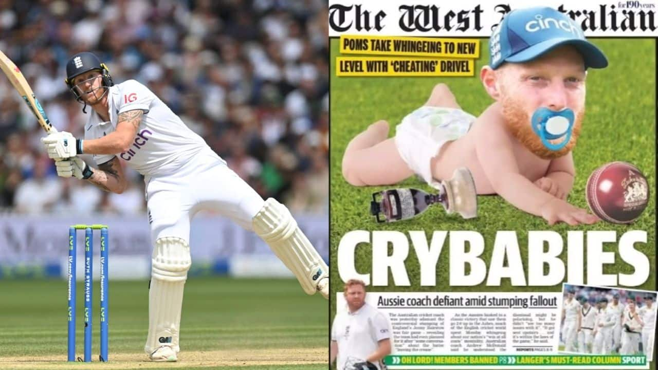 The ashes, The ashes news, The ashes updates, The ashes stats, The ashes full news, The ashes 2023, who won The ashes, eng vs aus abuse, what happened in The ashes, usman khwaja controversy, Jonny Bairstow runout, Jonny Bairstow controversy, Jonny Bairstow run out, how was Jonny Bairstow run out, Jonny Bairstow run out video, Jonny Bairstow news, Jonny Bairstow updates, Jonny Bairstow run out, ben stokes on Jonny Bairstow run out, ben stokes caroon, ben stokes react to his cartoon, ben stokes cartoon in australia newspaper