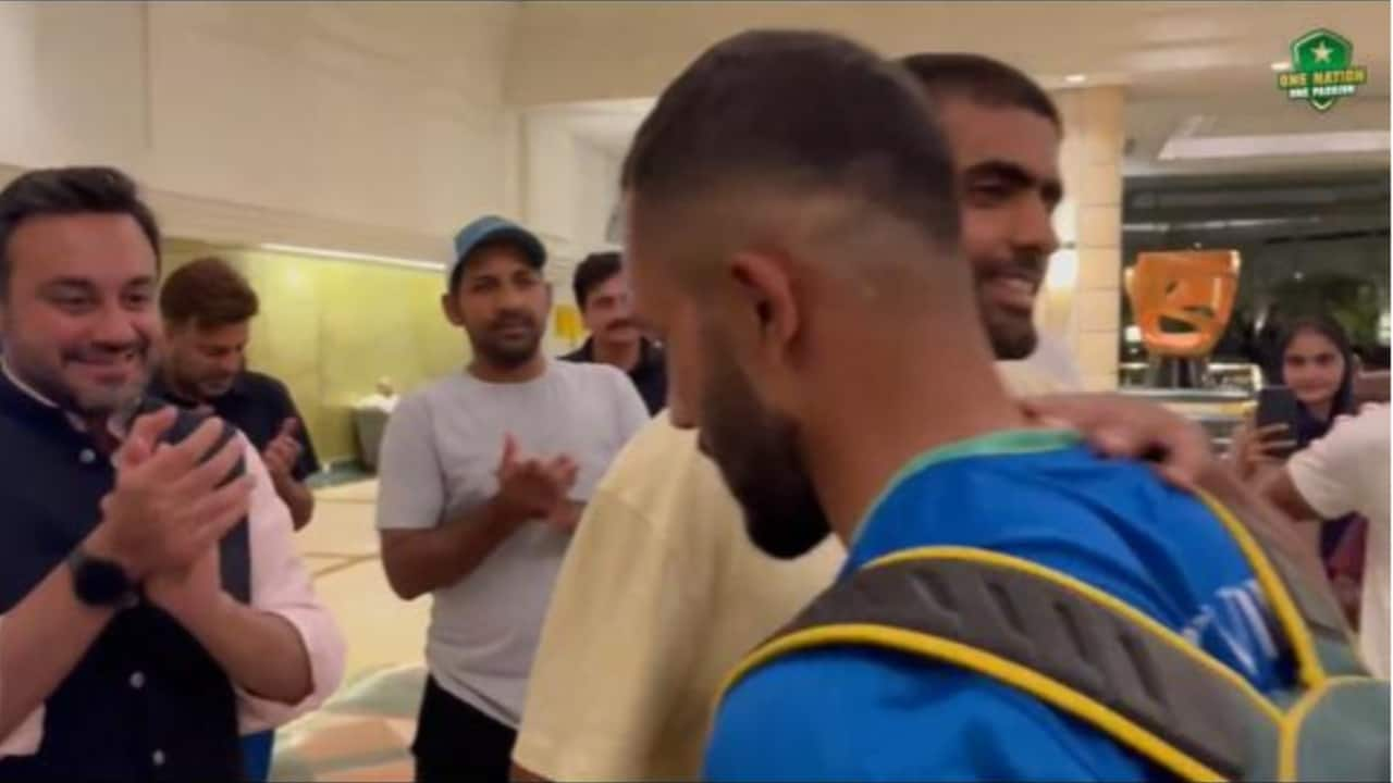 Babar Azam's Senior Team Gives ACC Emerging Cup Winners Pakistan A Special Welcome | Watch