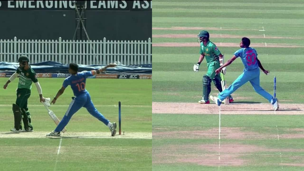 Watch: Jasprit Bumrah Moment In Emerging Asia Cup Final As R Hangargekar Dismisses Saim Ayub Off A No-Ball