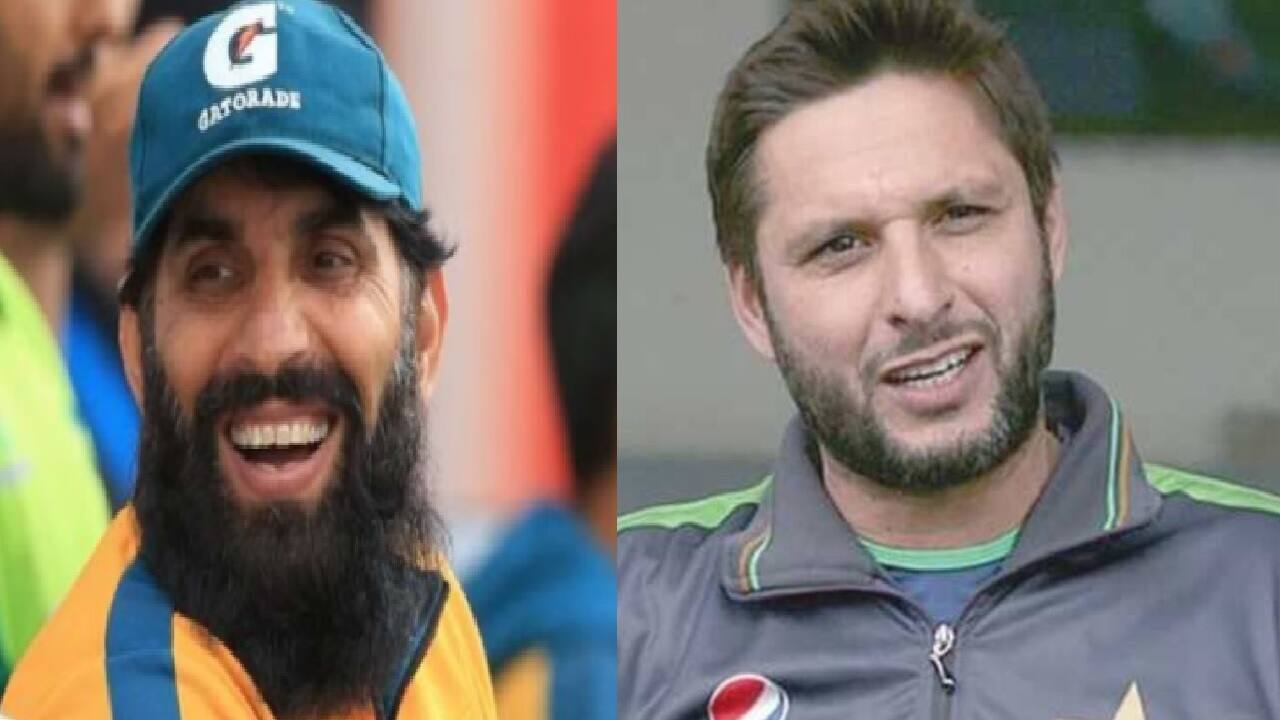 Misbah ul Haq and Shahid Afridi