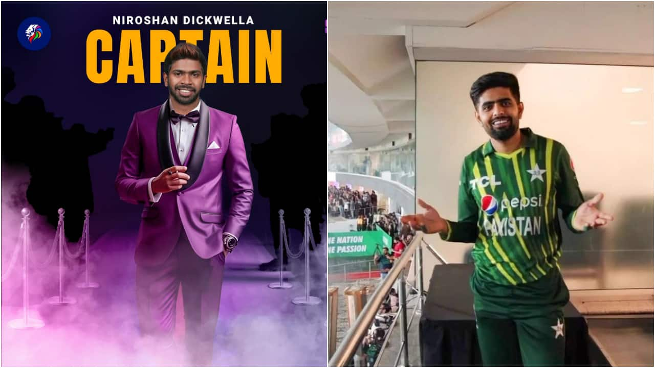 Niroshan Dickwella, Babar Azam