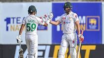 Pakistan fights back after top-order collapse in 1st test vs Sri Lanka