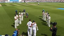 Stuart Broad receives guard of honour in Oval test