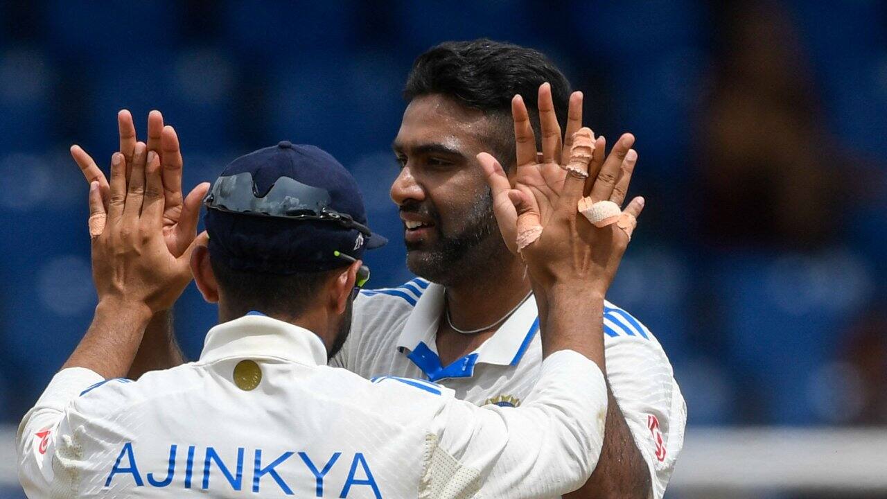 RAvichandran Ashwin india vs west indies 2nd test series