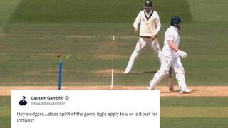 gautam gambhir on sledgers after jonny bairstow controversial  run out in ashes