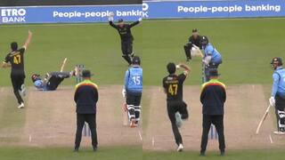 Prithvi Shaw’s Bizarre Hit-Wicket Dismissal In County Game | Watch
