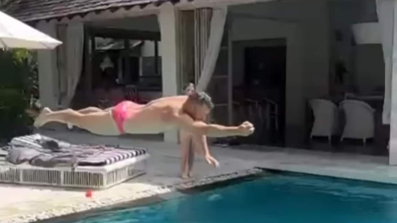 'Ken In Action': David Warner Takes Stunning Catch Diving Into Pool In His New Barbie Reel - WATCH