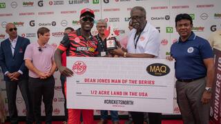 GT20 Canada 2023 Final: Sherfane Rutherford Receives 1/2 Acre Land In USA For His POTS Performance