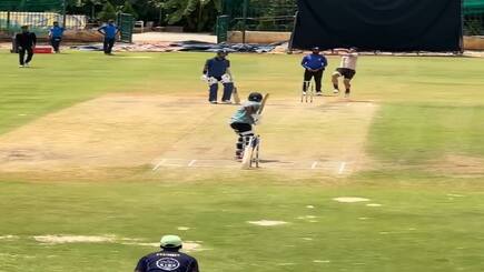 KL Rahul and Shreyas Iyer played a practice match in NCA Watch Video