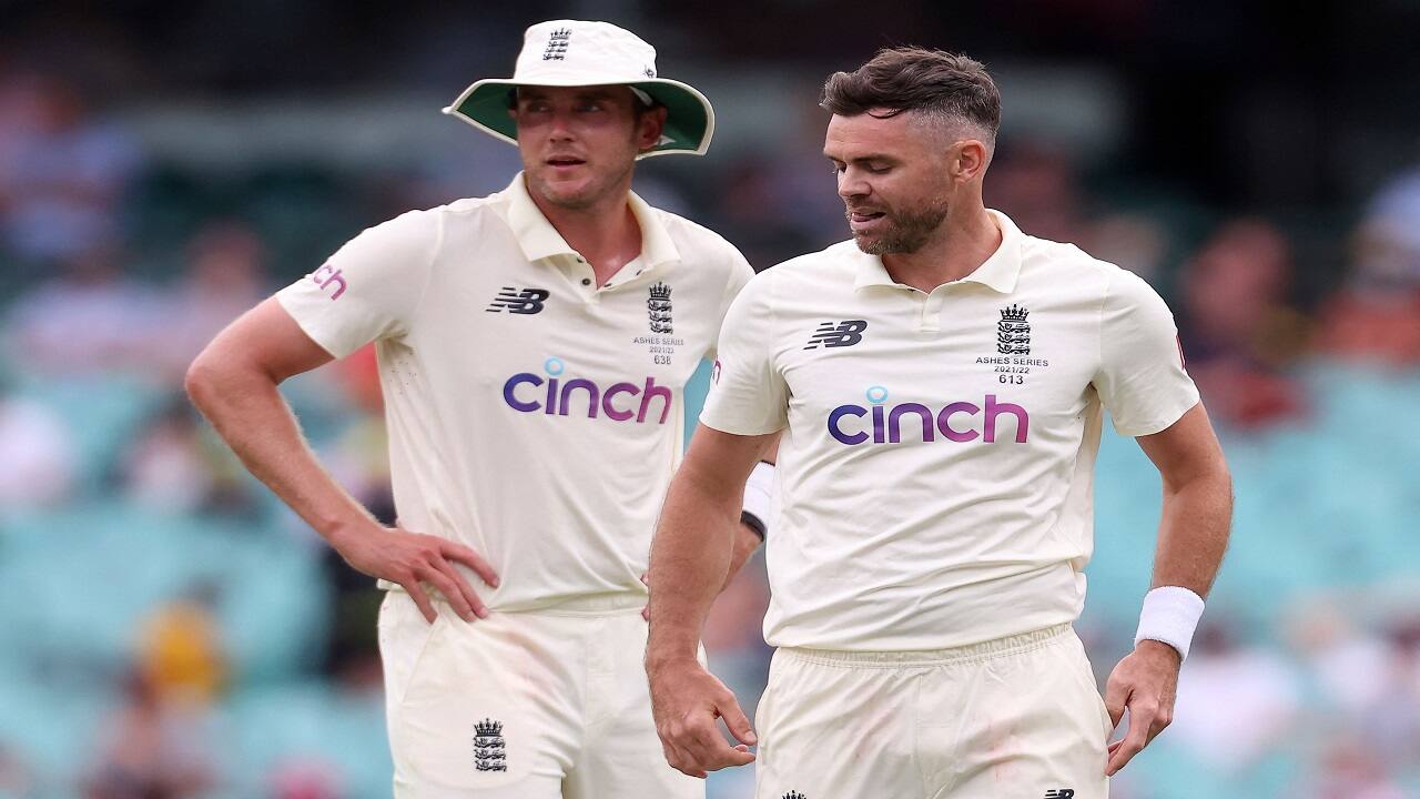 Stuart Broad James Anderson