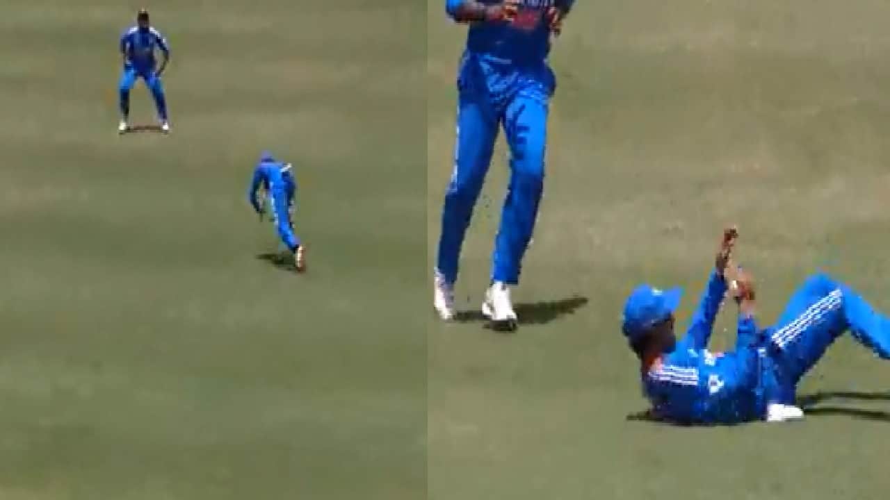 Tilak Verma catch