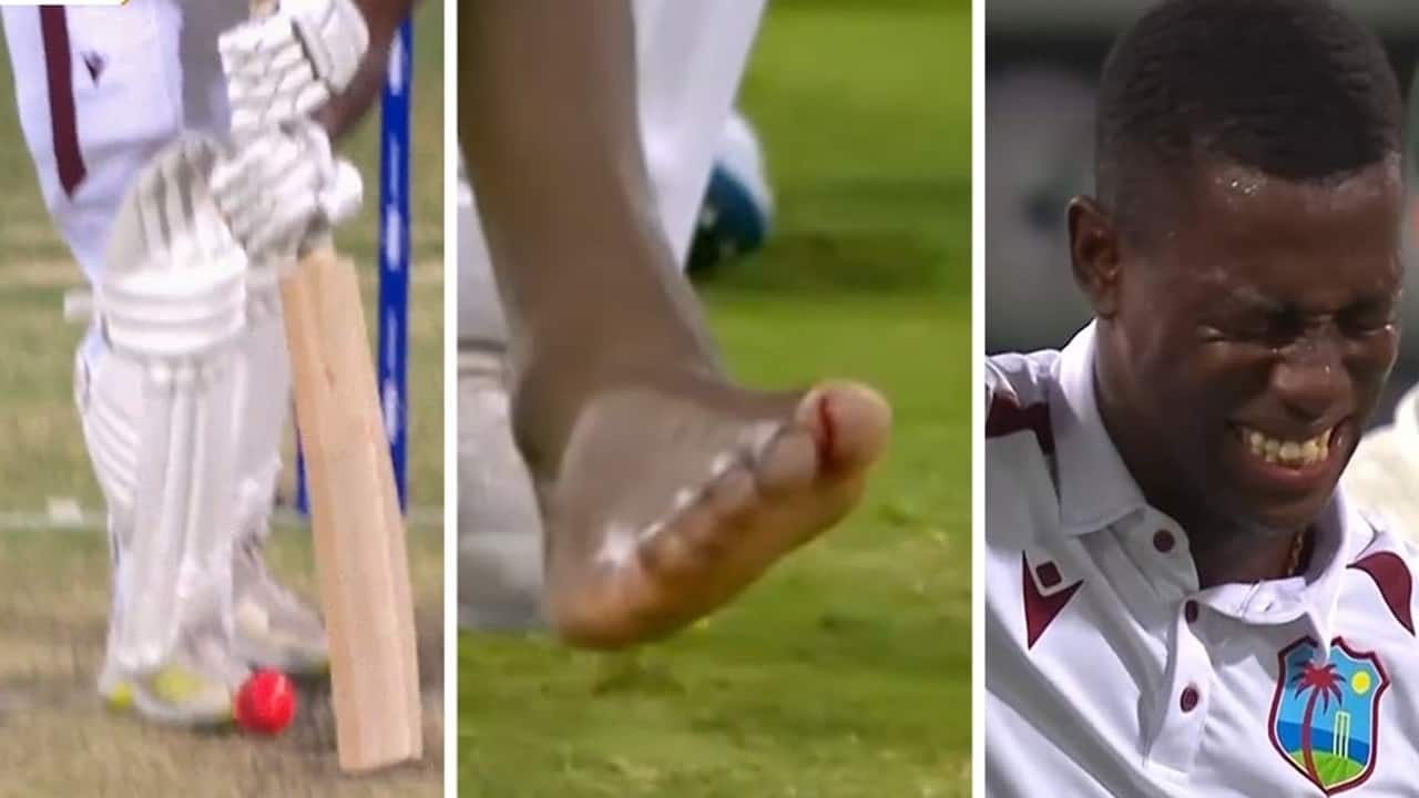 Mitchell Starc Yorker broke batters thumb
