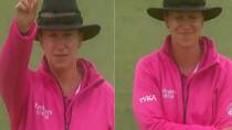 watch Third Umpire says not out but field umpire signals out Video viral