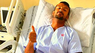 indian cricketer mayank agarwal carries his own water bottle after flight incident
